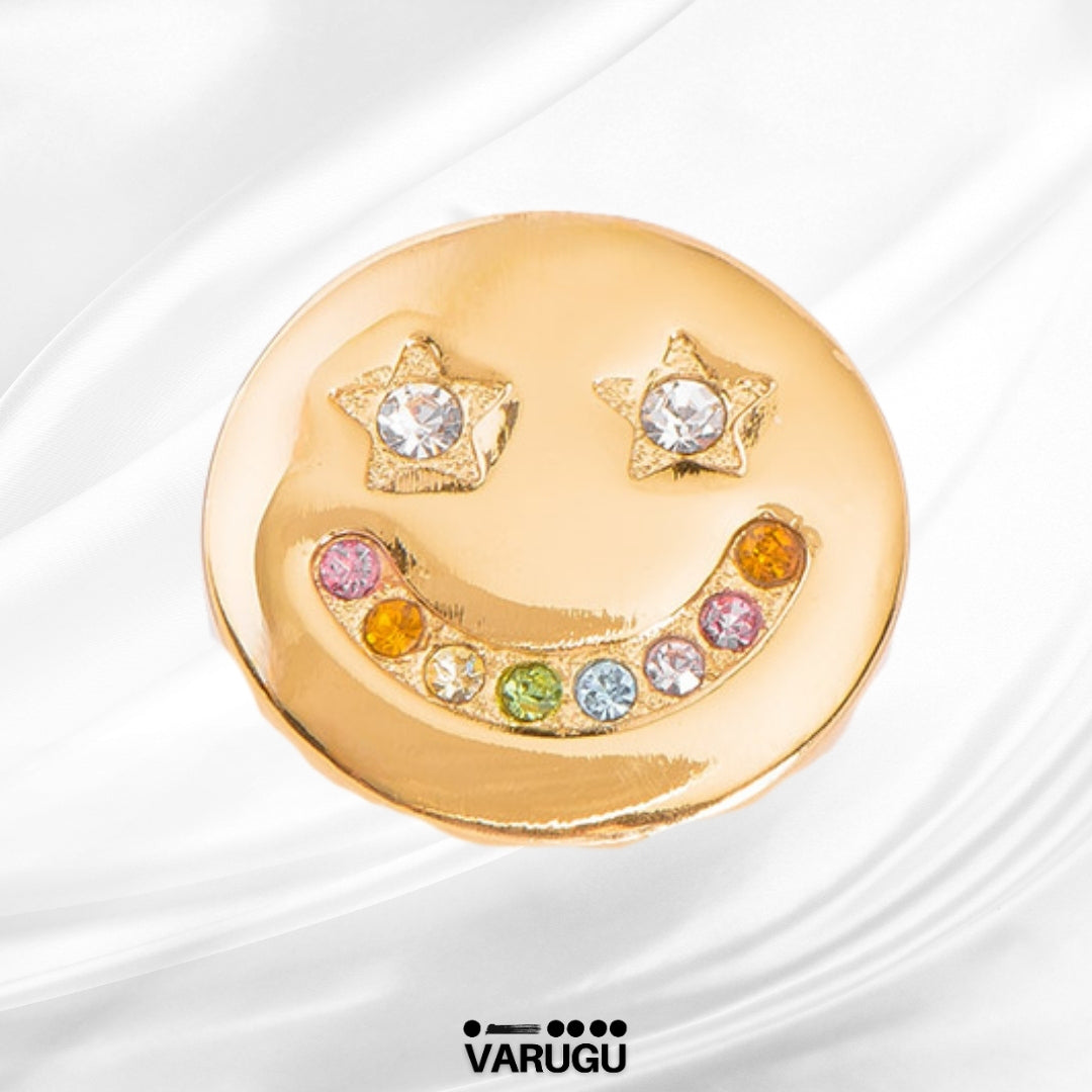 Anillo oro con carita - Paris Hilton