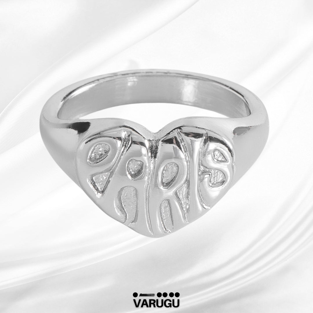 Anillo plata love - Paris Hilton