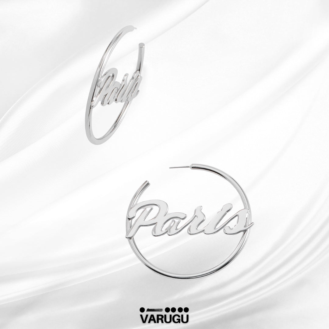 Argollas plata - Paris Hilton