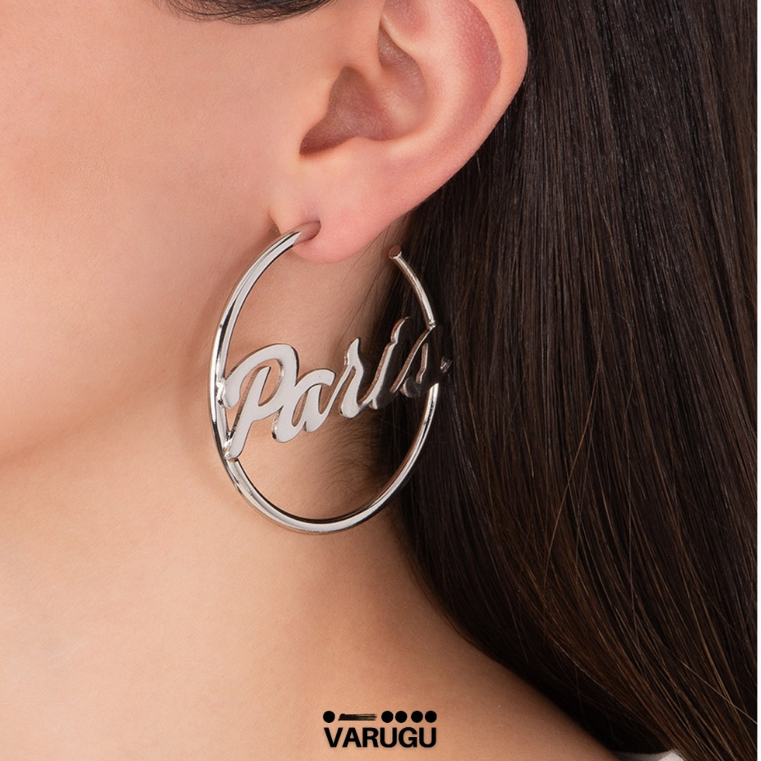 Argollas plata - Paris Hilton
