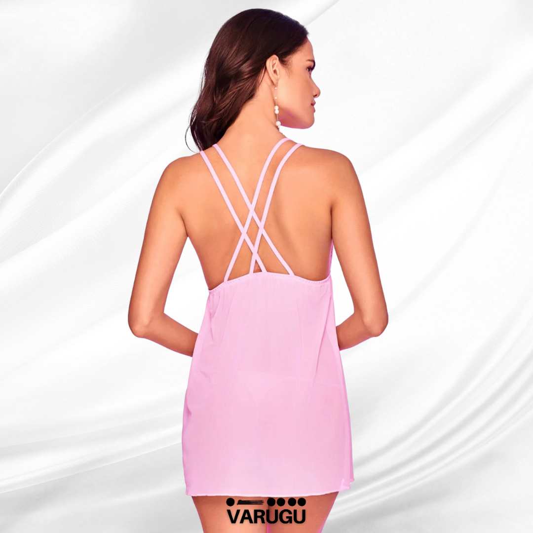 Babydoll mágico color ROSA con tanga | Hechiza miradas con tu sensualidad