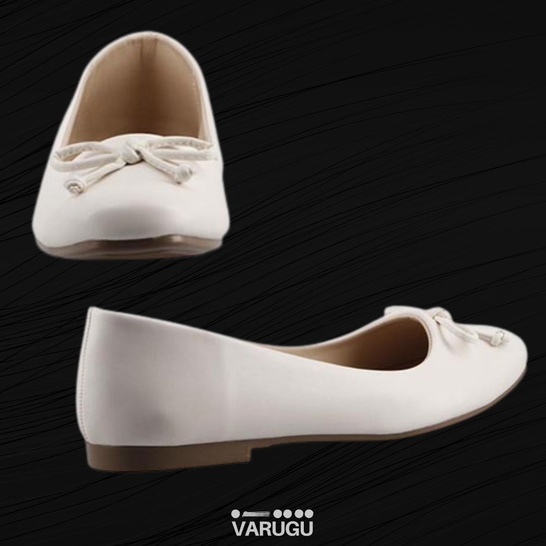 Flats clásicos con lazo para mujer