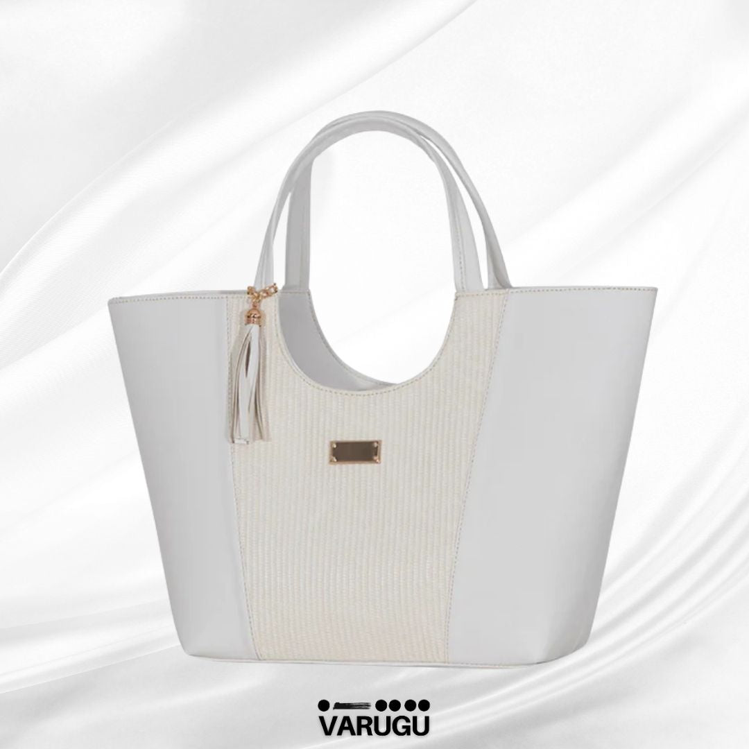 Bolsa  con textura en líneas