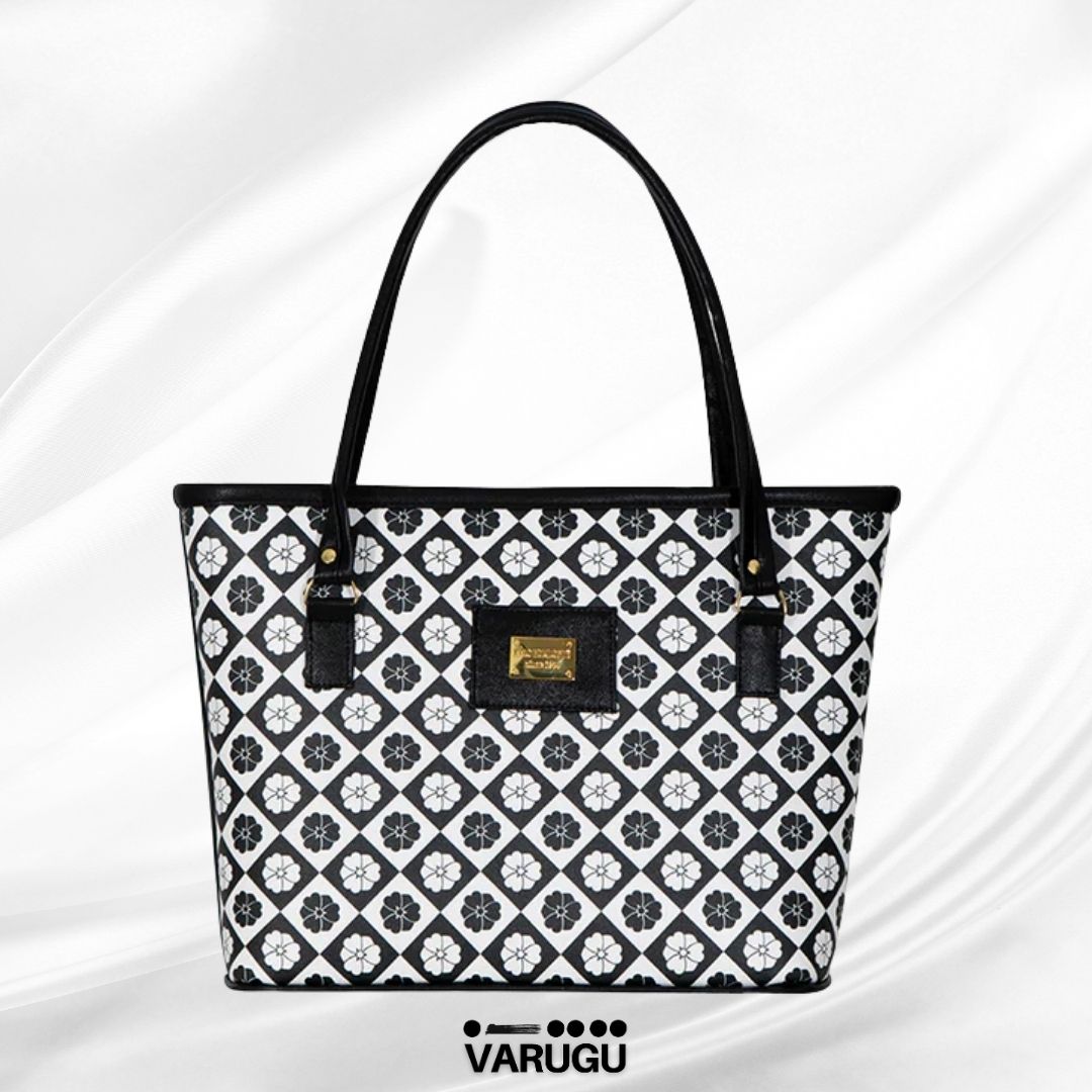 Bolsa con patrón de flores