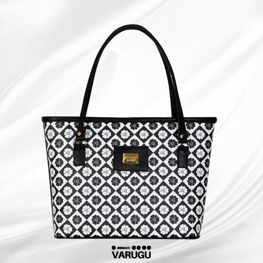 Bolsa con patrón de flores