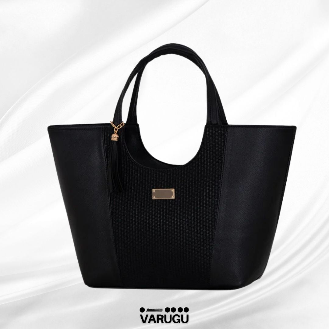 Bolsa  con textura en líneas