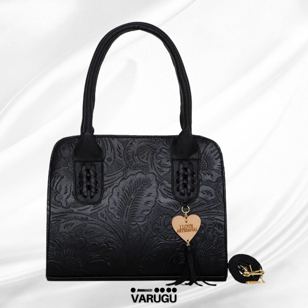 Bolsa con detalles en camel