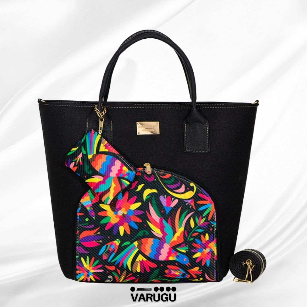Bolsa con diseño en el centro