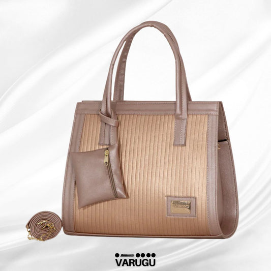 Bolsa oro rosado