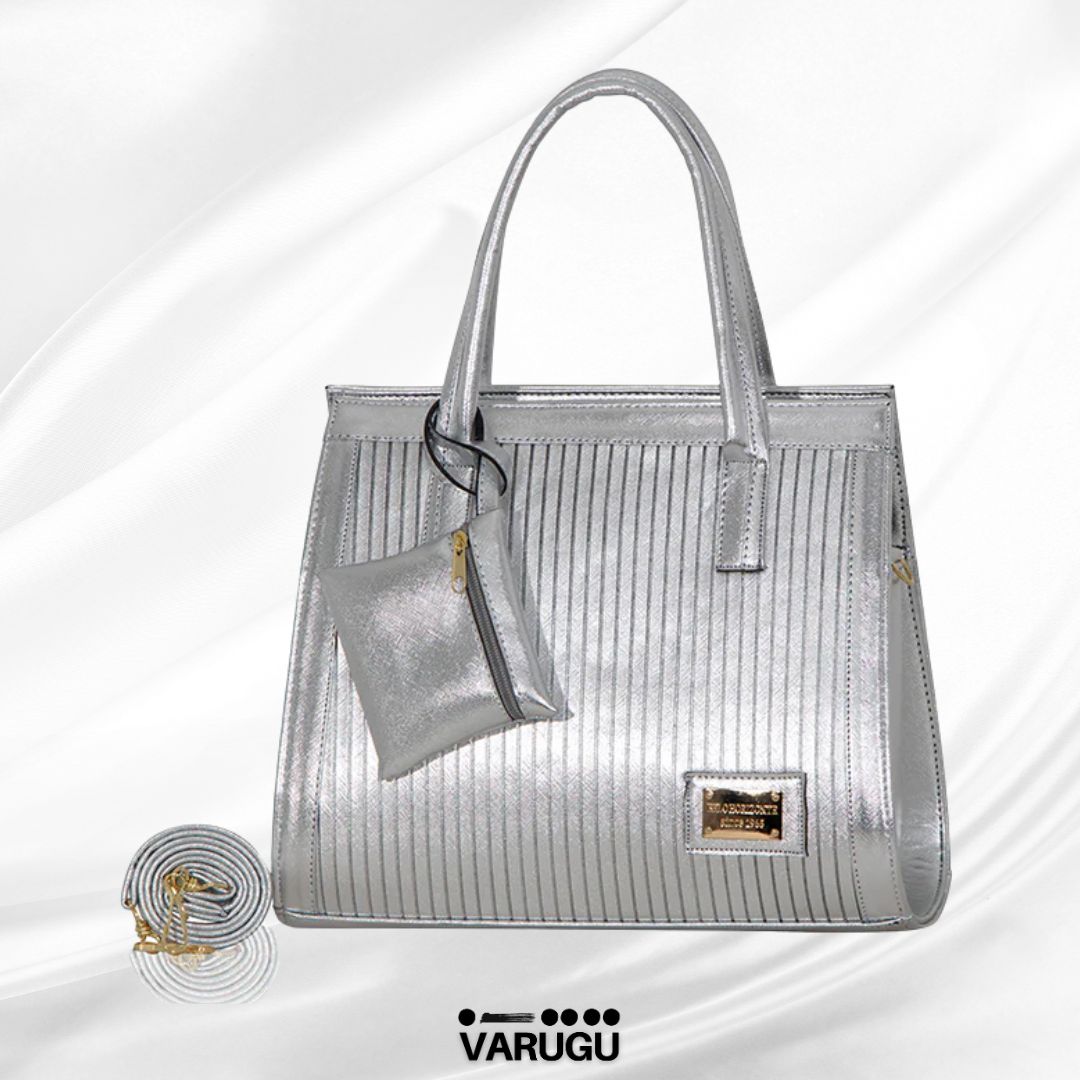 Bolsa plateada