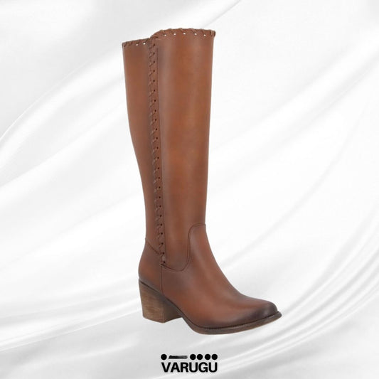 Botas largas café oscuro de mujer