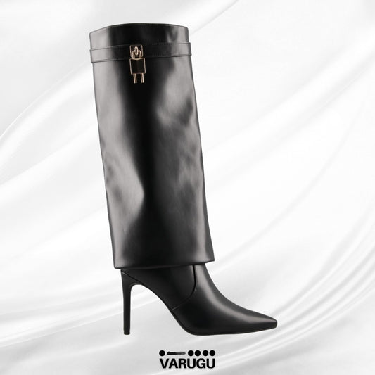 Botas largas de dama con diseño elegante