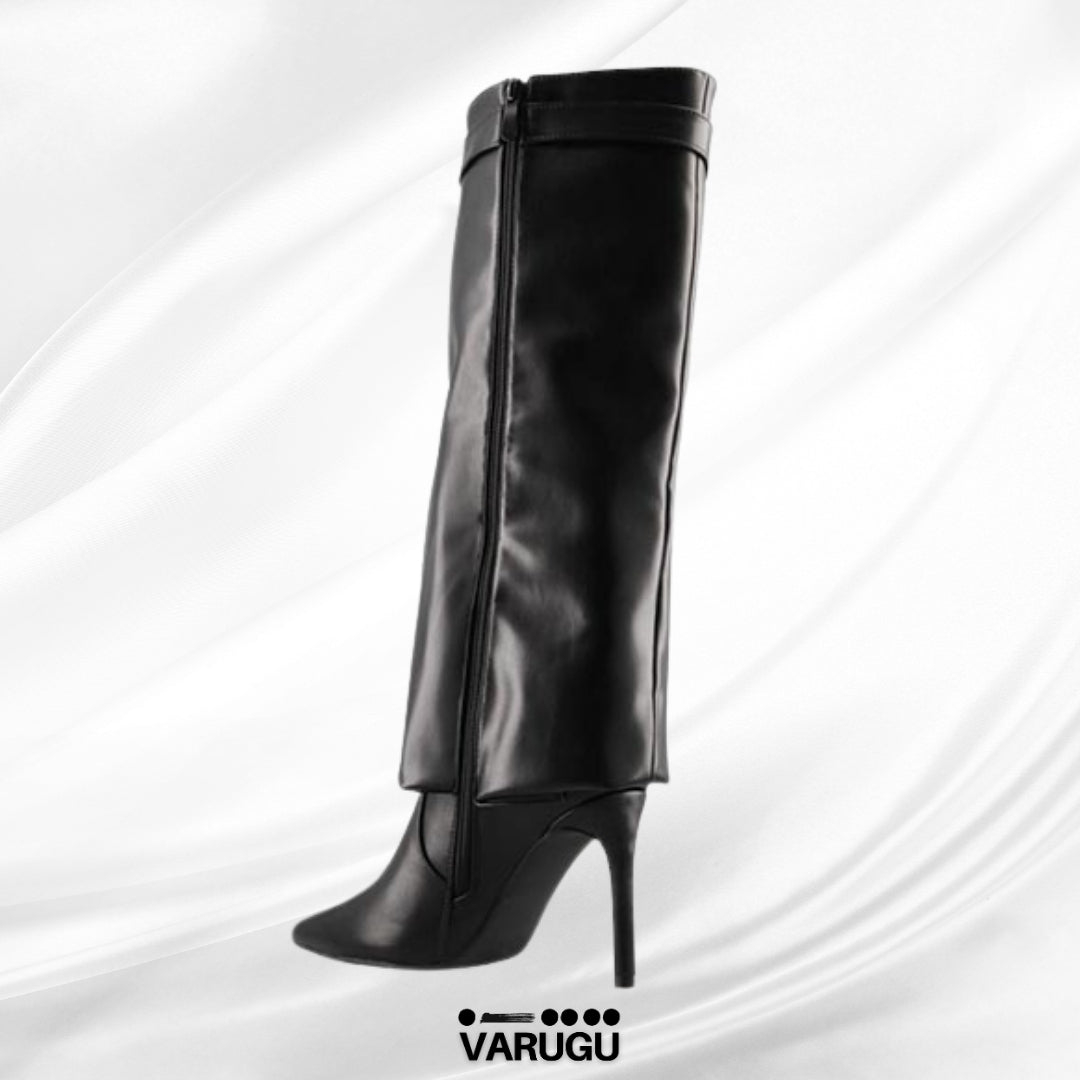 Botas largas de dama con diseño elegante