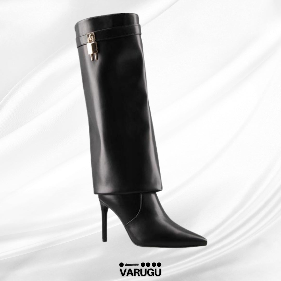 Botas largas de dama con diseño elegante