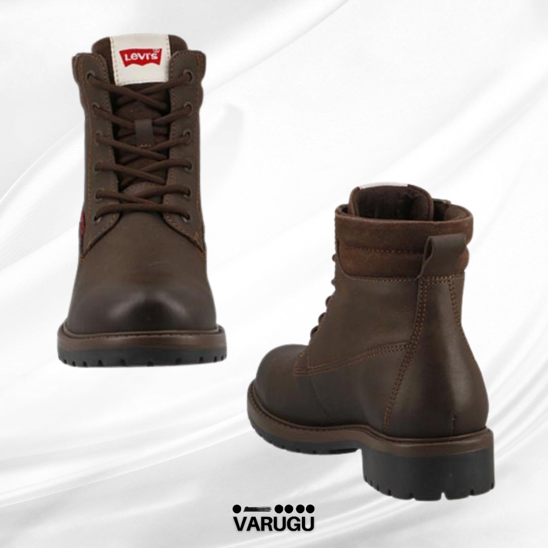 Botines LEVIS color chocolate casuales para mujer