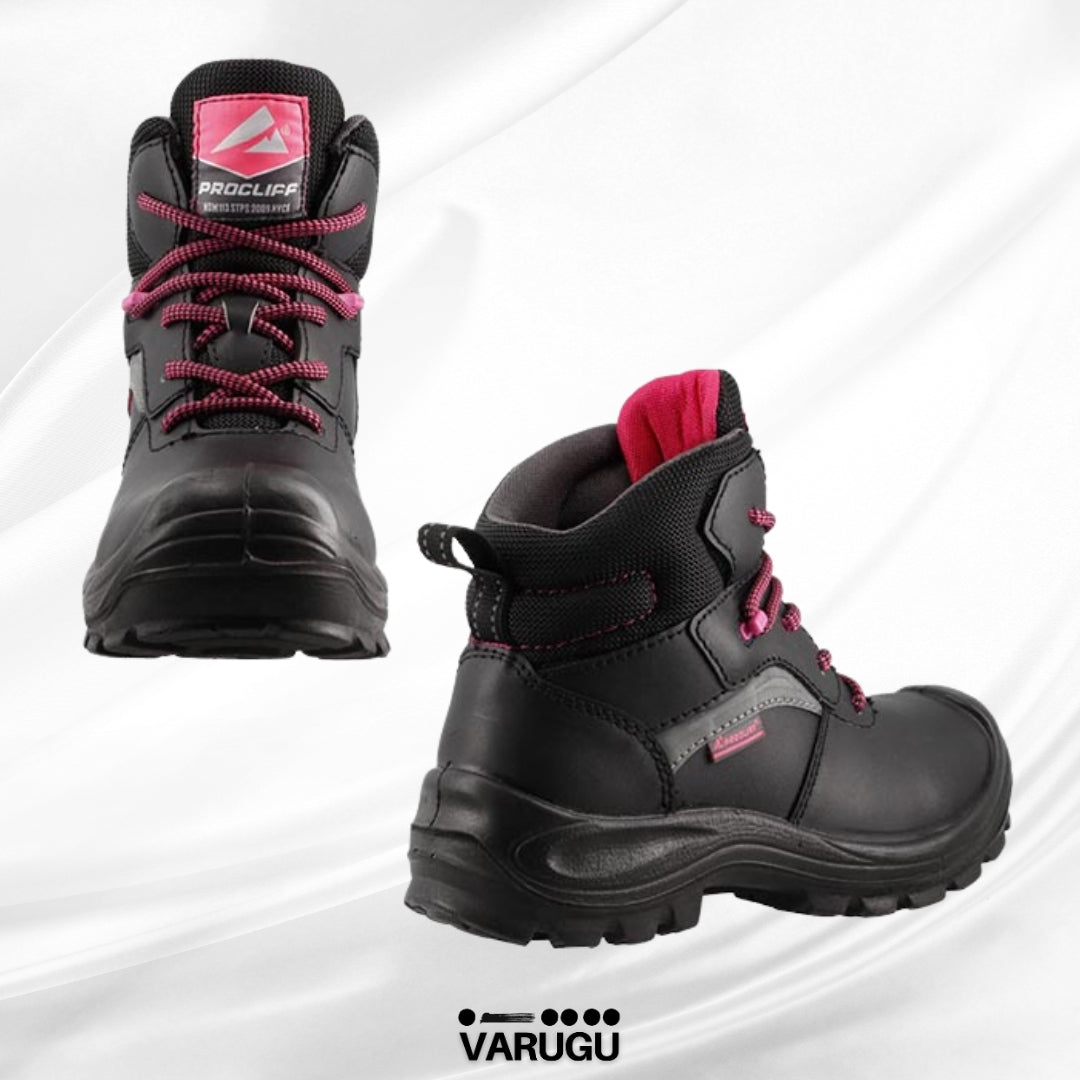 Botas industriales con antiestática para mujer