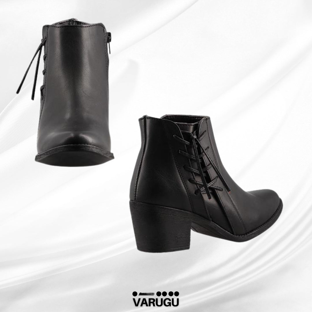 Botas negras de vestir con cierre para dama