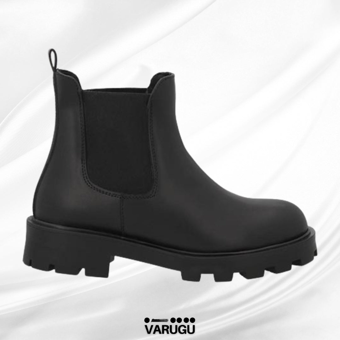 Botas negras con ajuste elástico