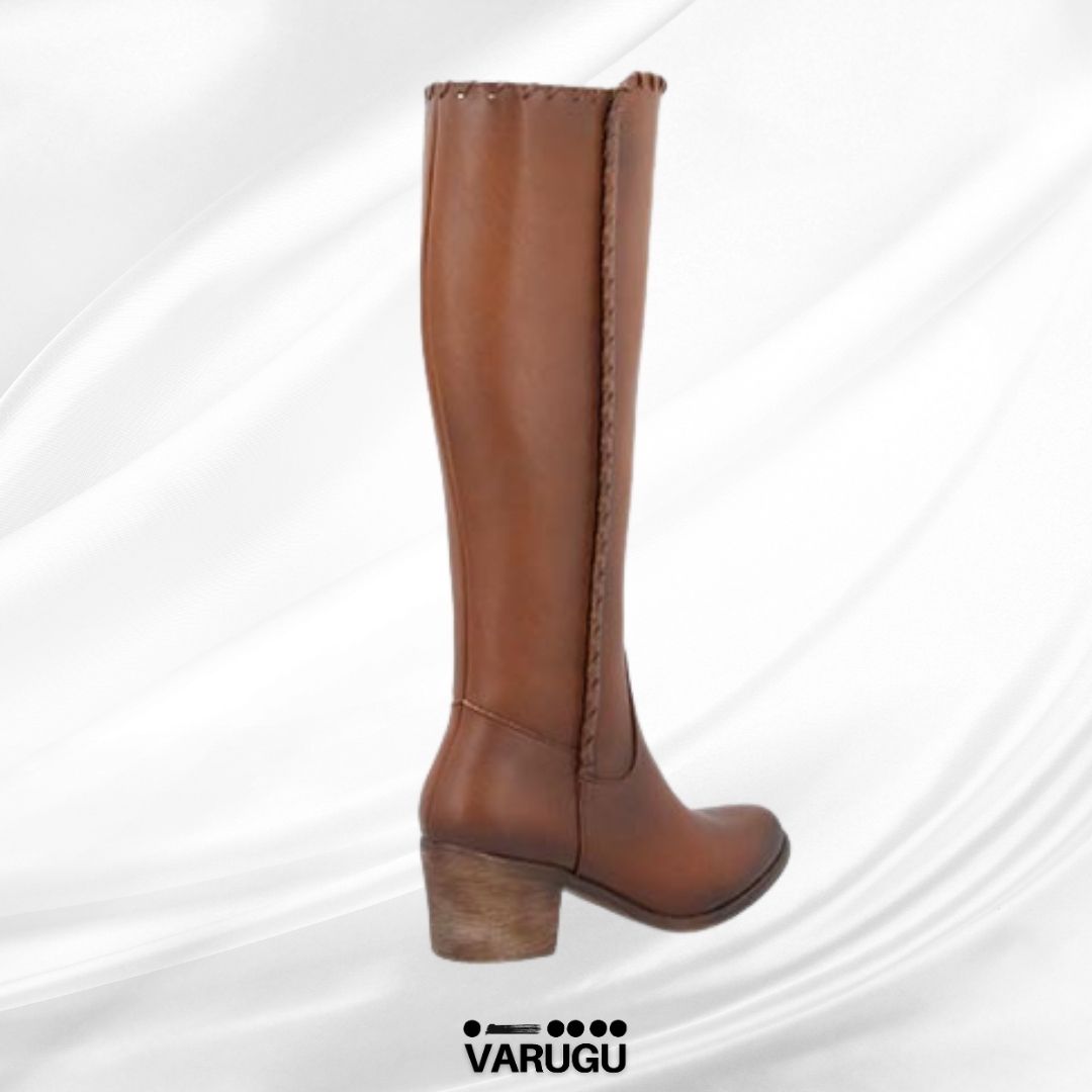 Botas largas café oscuro de mujer