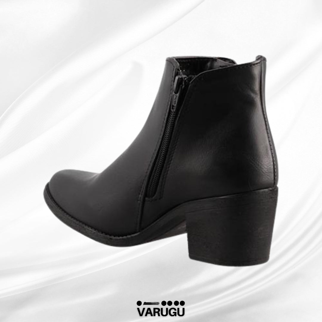 Botas negras de vestir con cierre para dama