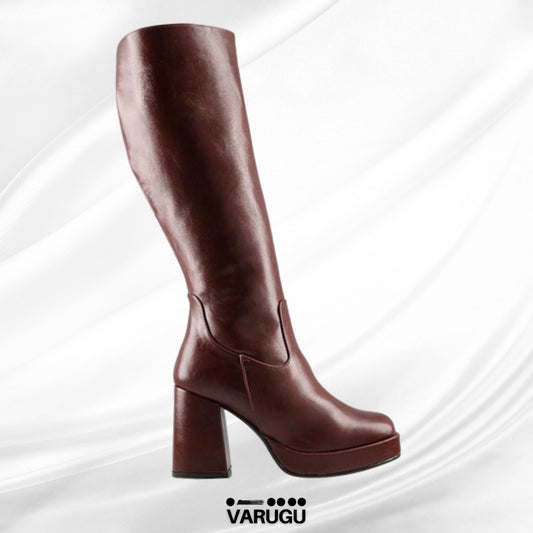 Botas largas y altas vino de mujer