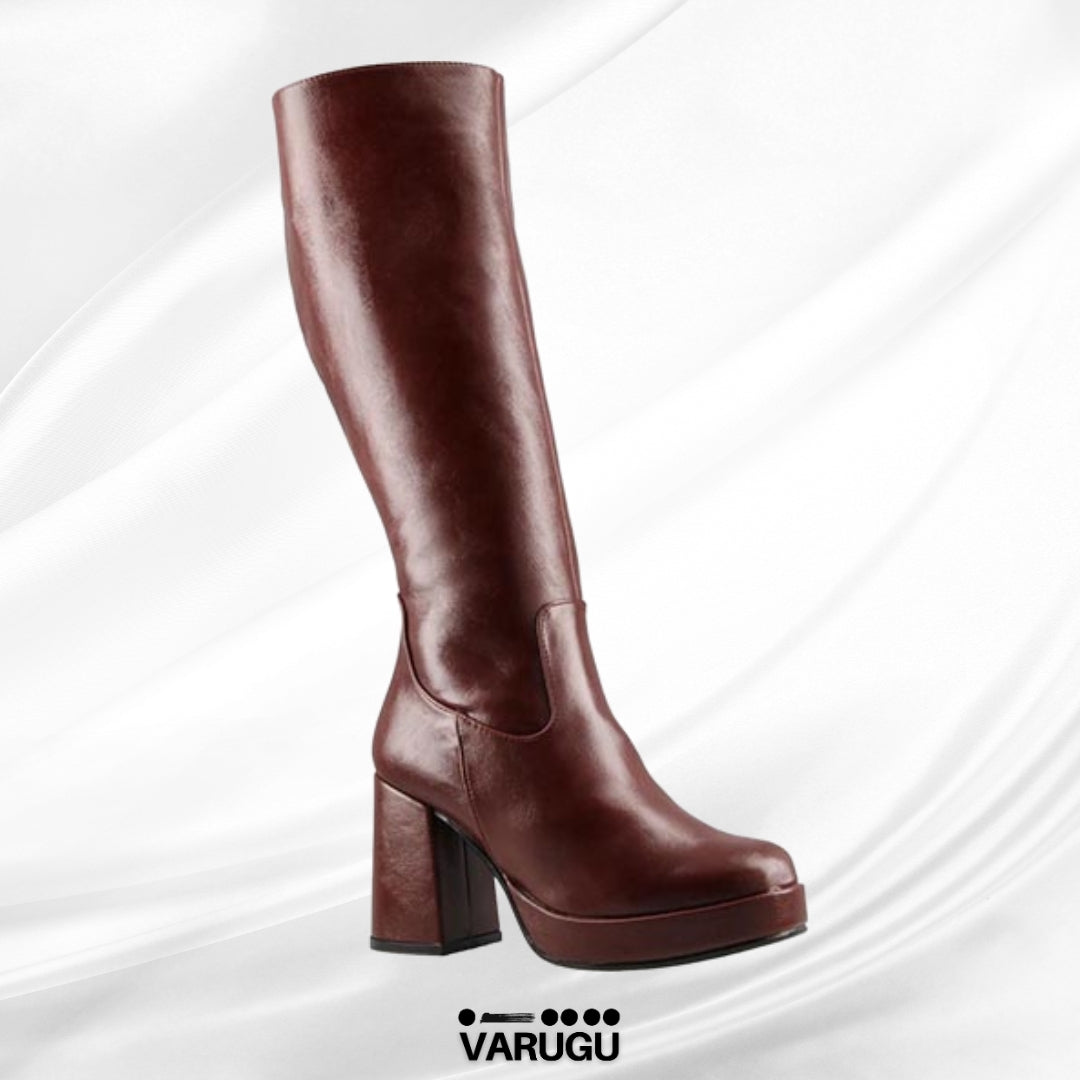 Botas largas y altas vino de mujer