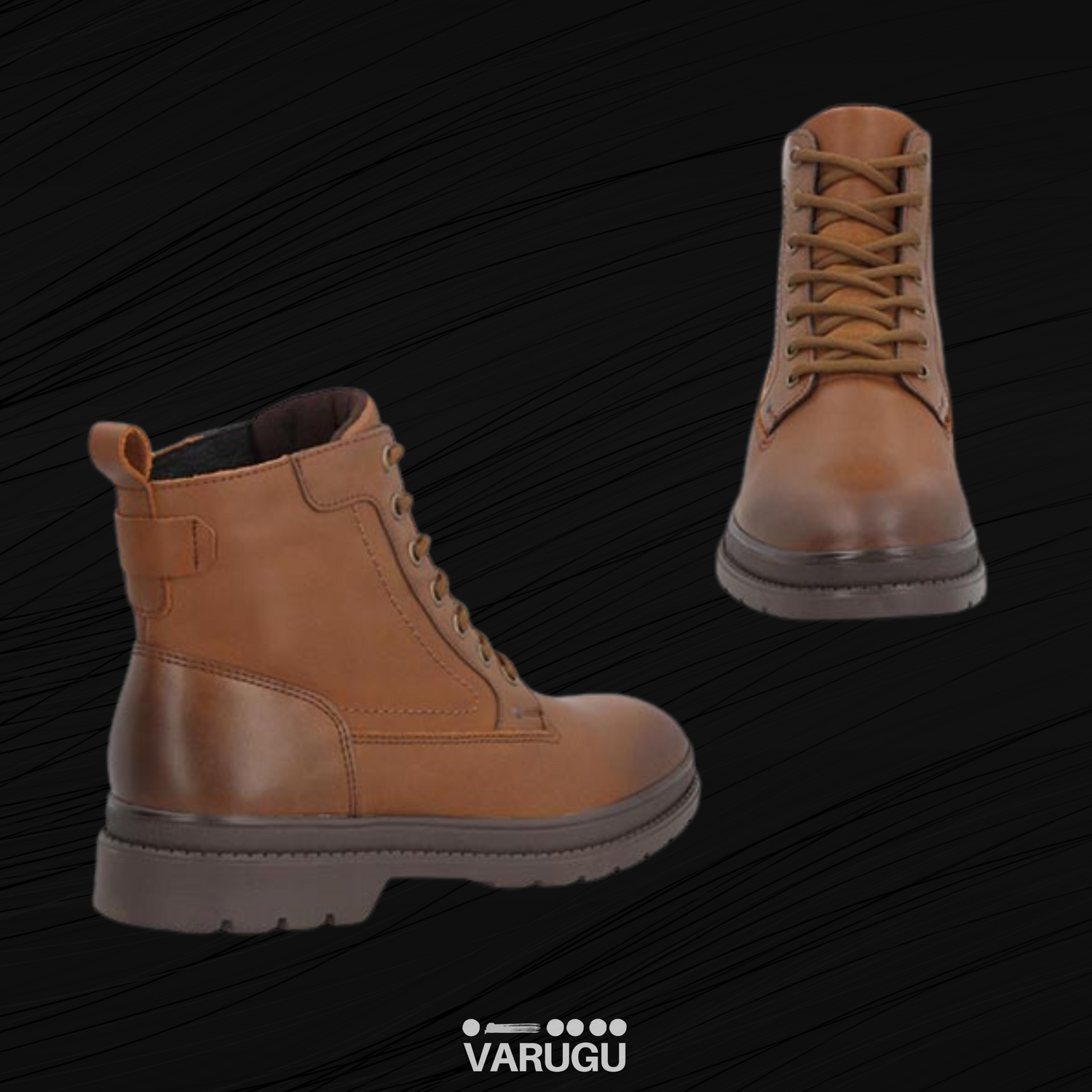 Comprar botines hombre baratos color caf VARUGU