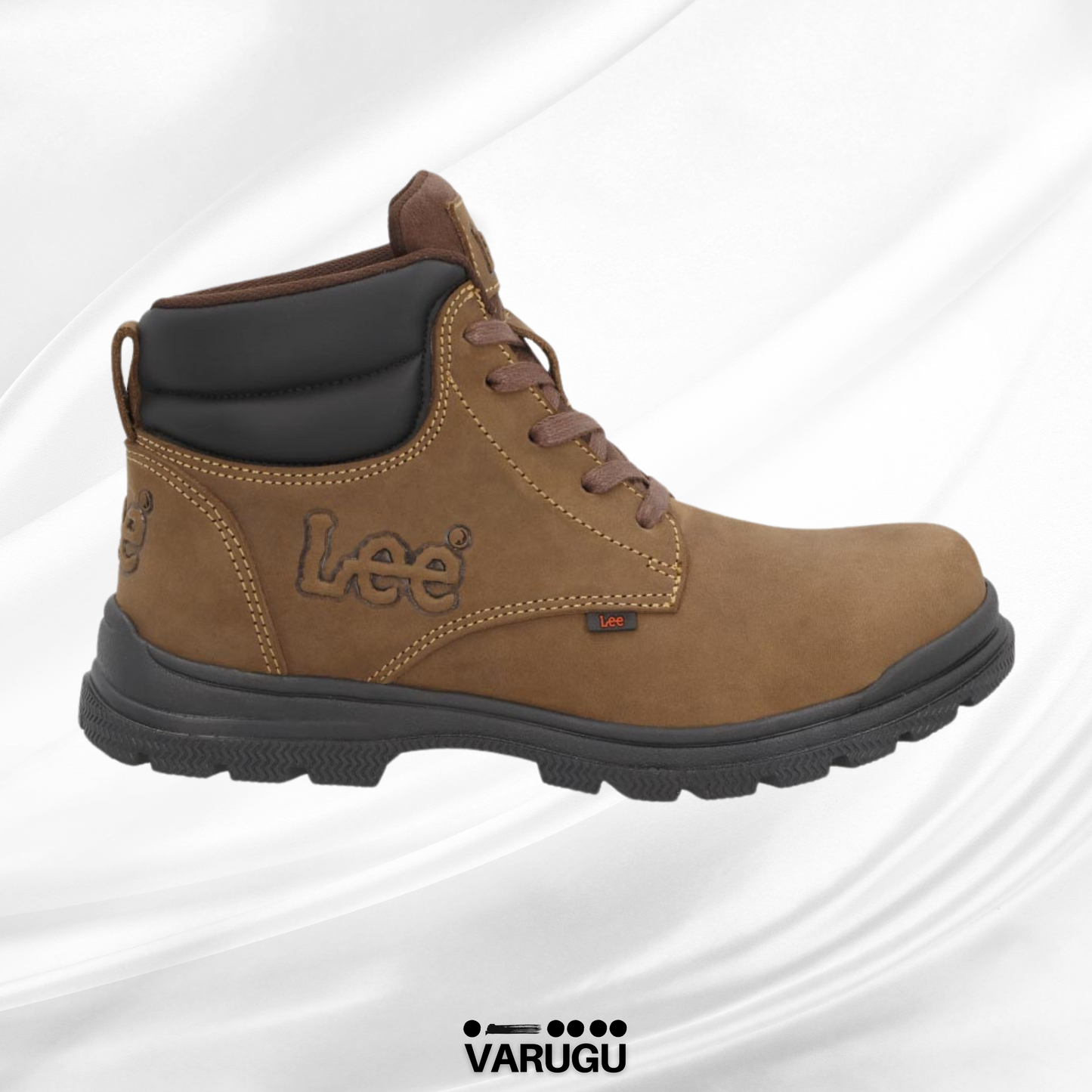 Botines LEE café de piel resistentes