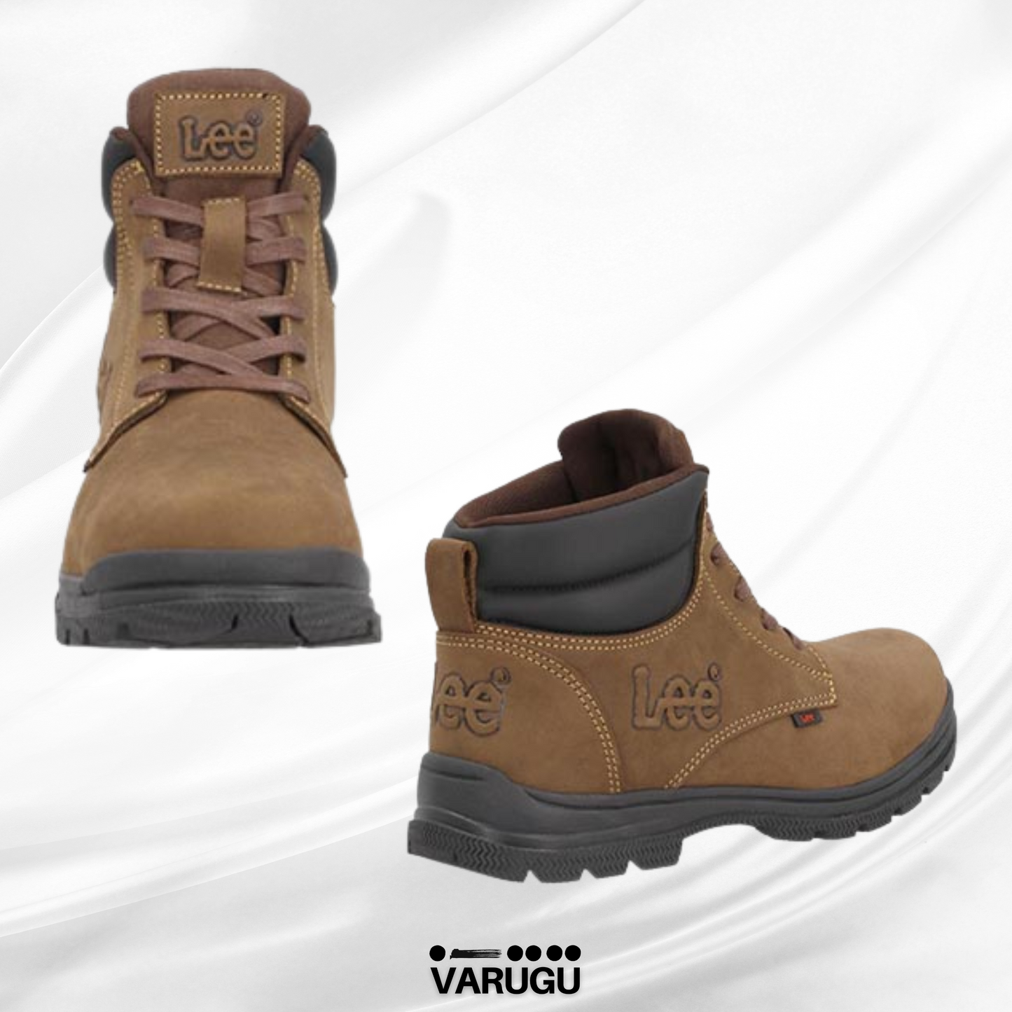 Botines LEE café de piel resistentes