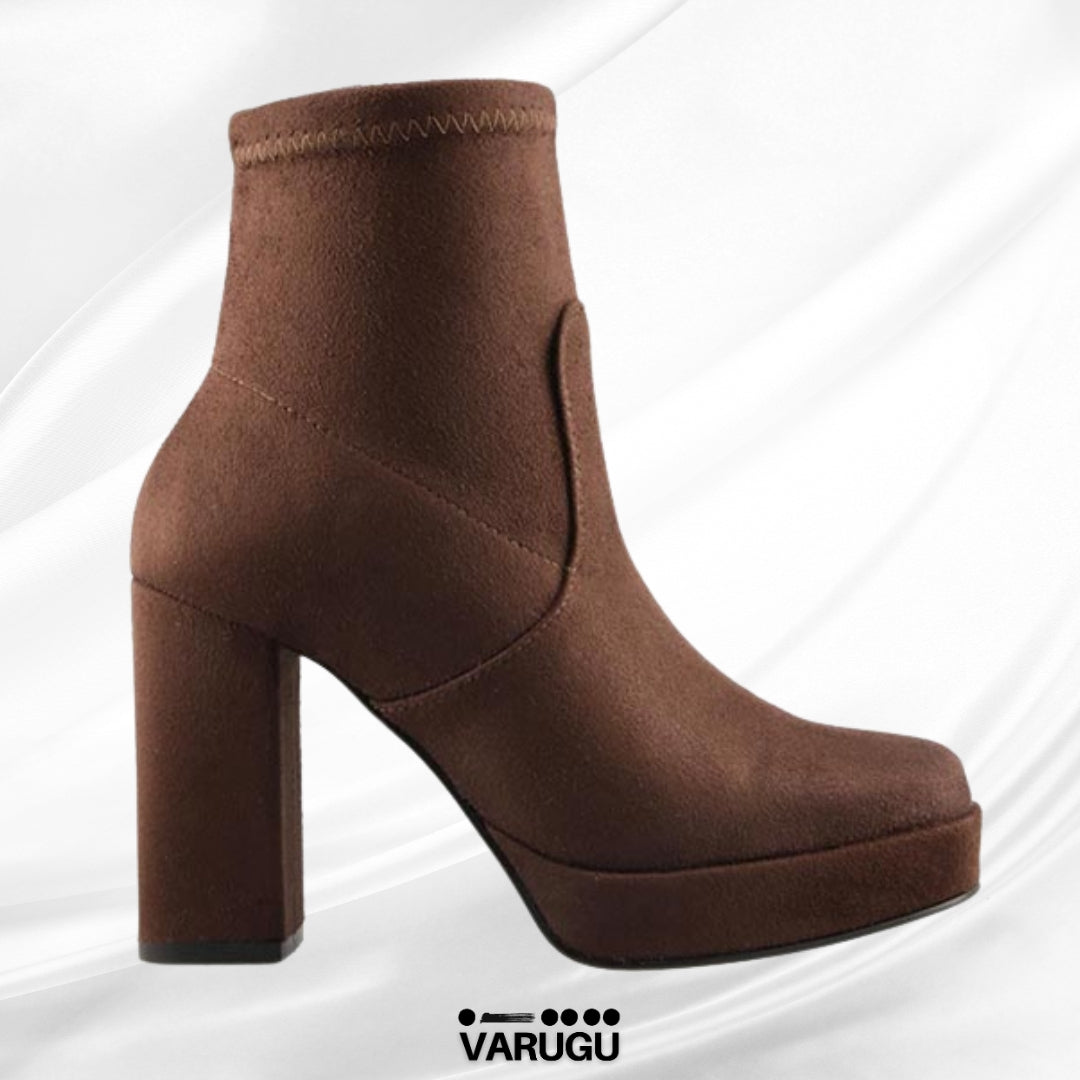 Botas tono moka de mujer