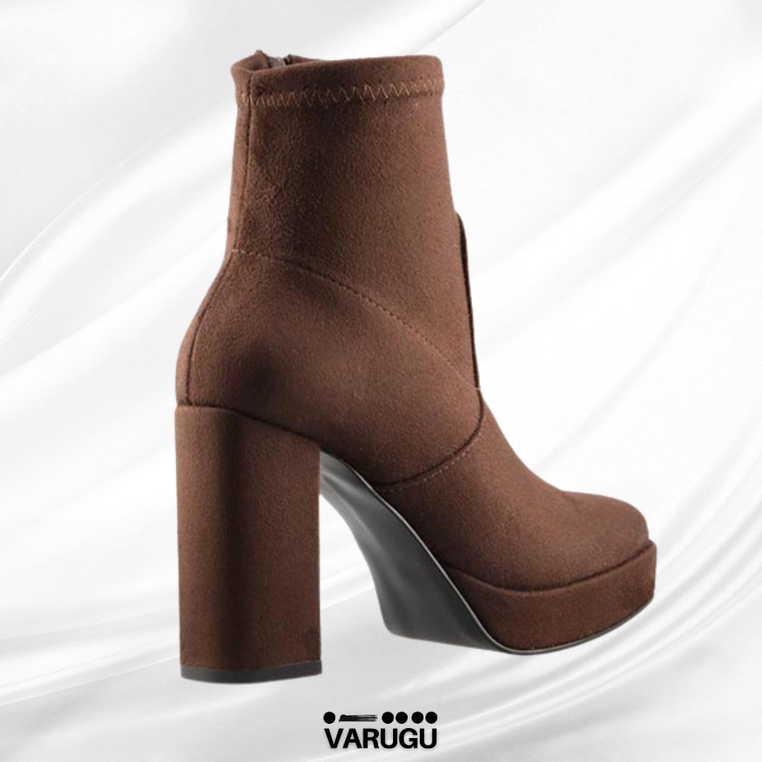 Botas tono moka de mujer