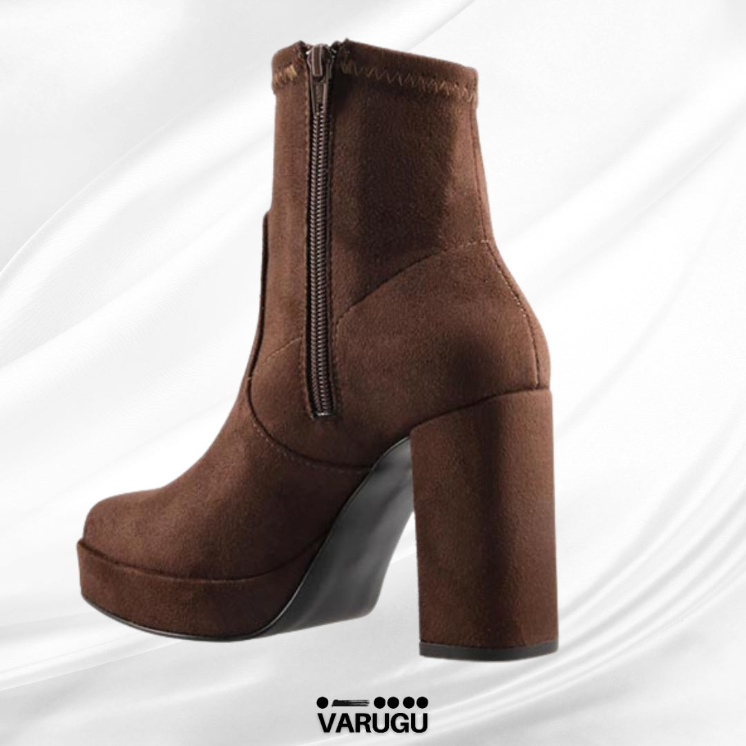 Botas tono moka de mujer