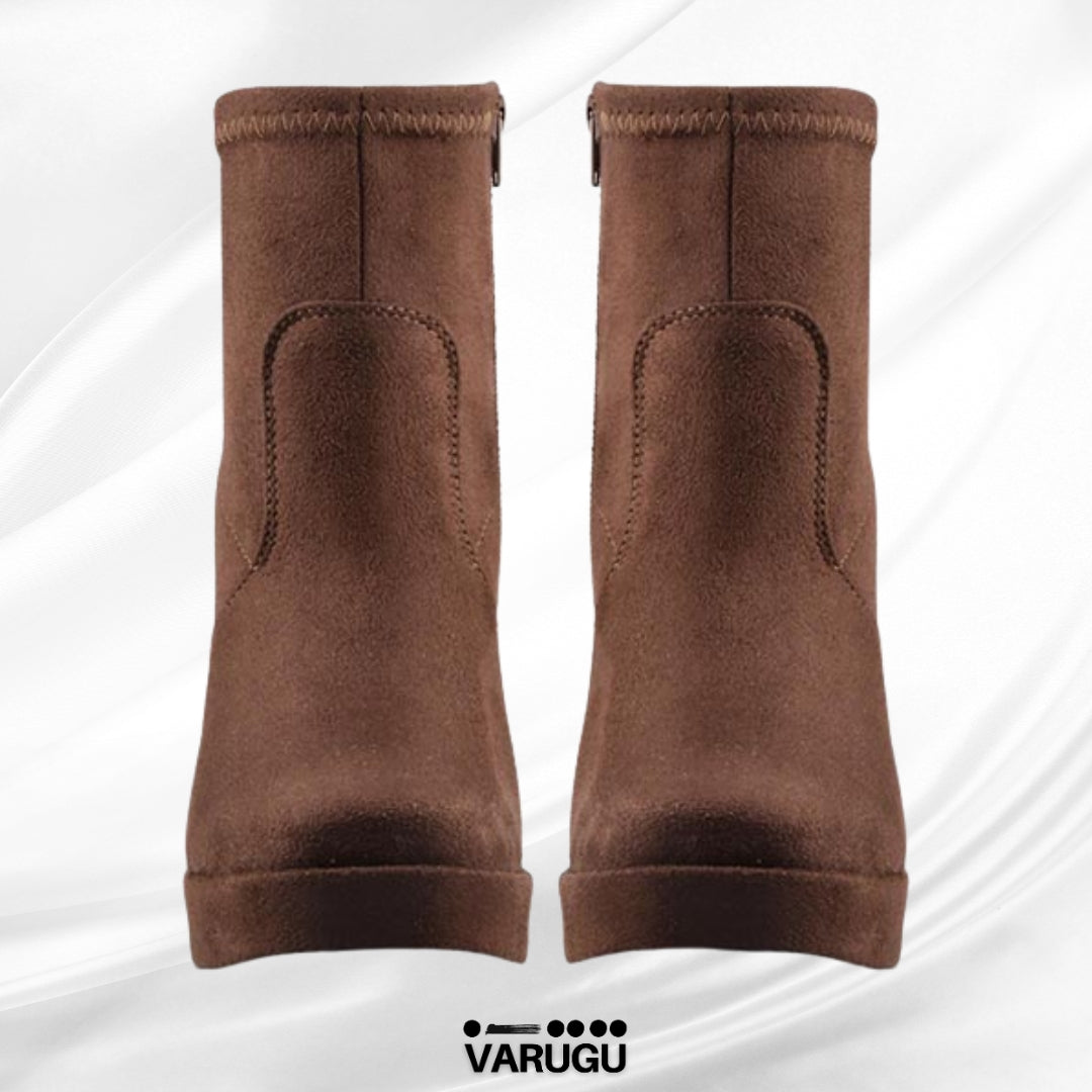 Botas tono moka de mujer