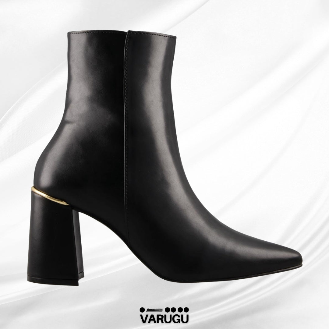 Botines color negro de dama elegantes