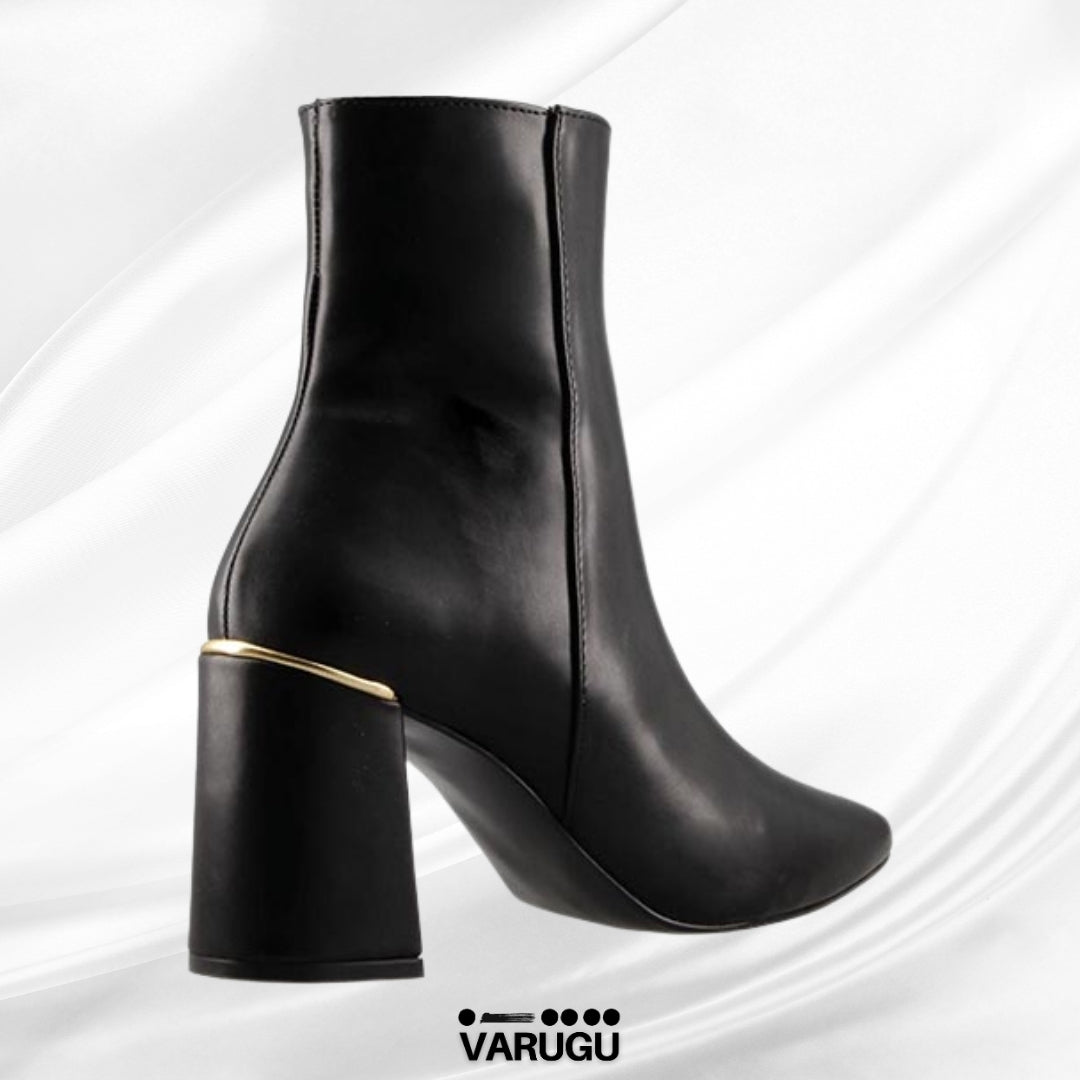Botines color negro de dama elegantes
