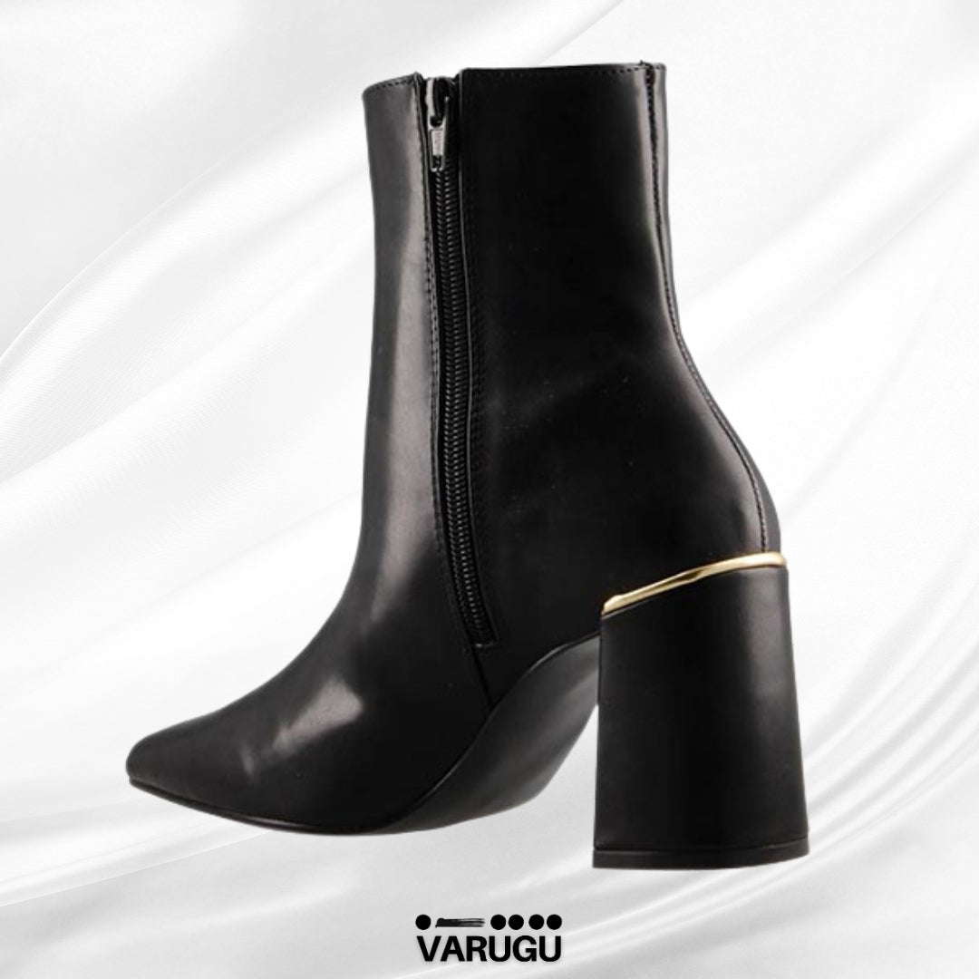 Botines color negro de dama elegantes