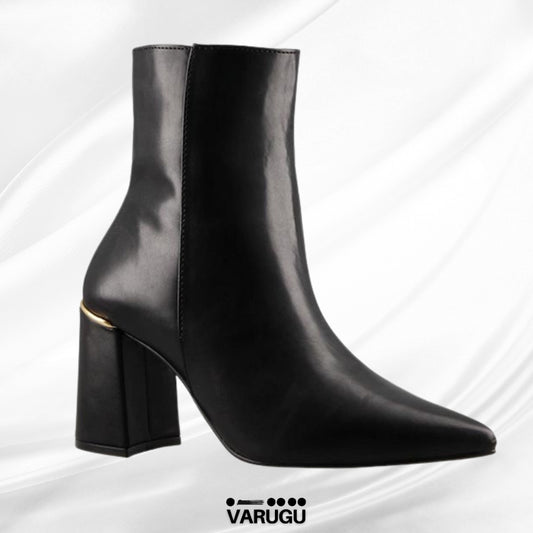 Botines color negro de dama elegantes