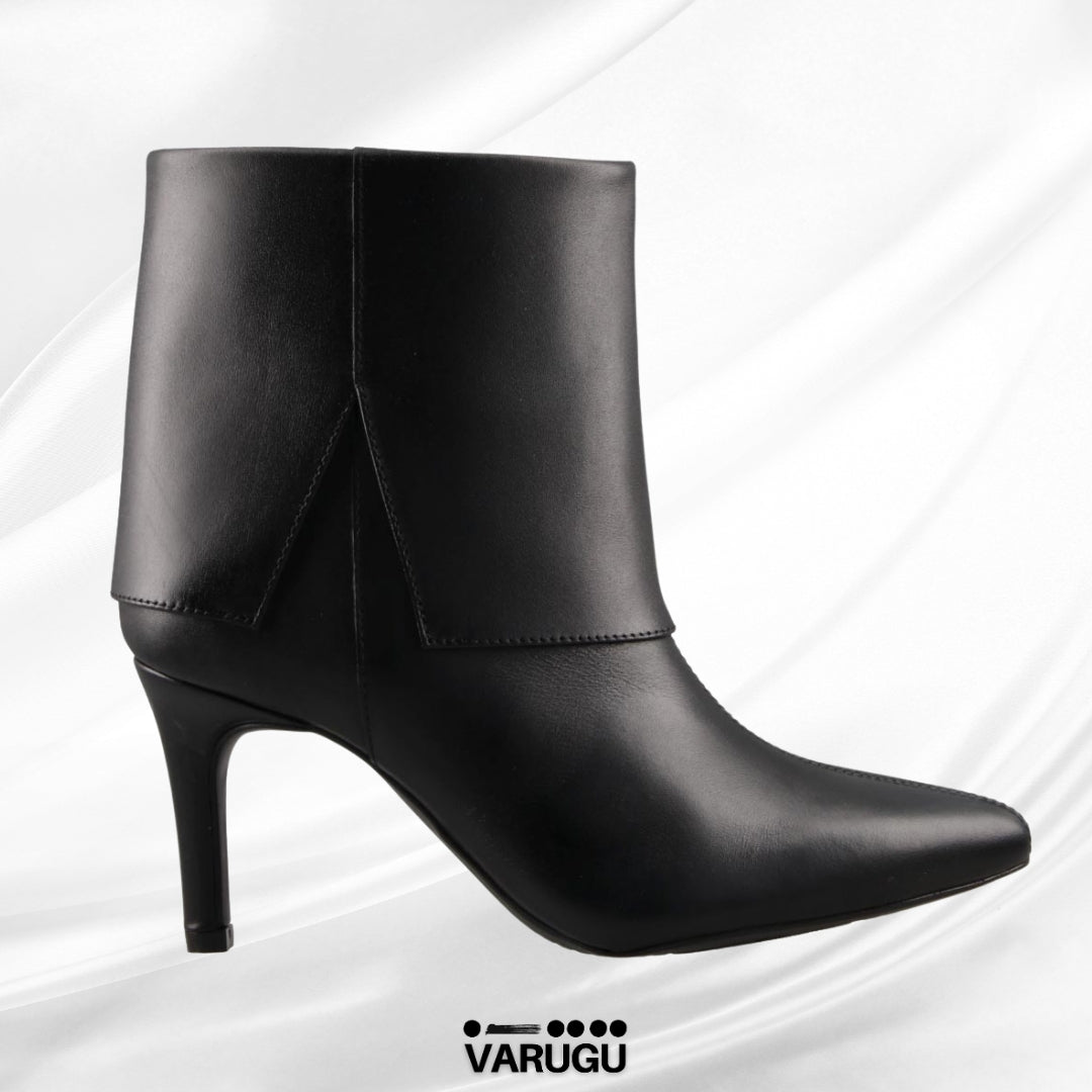 Botines Flexi de piel color negro de mujer