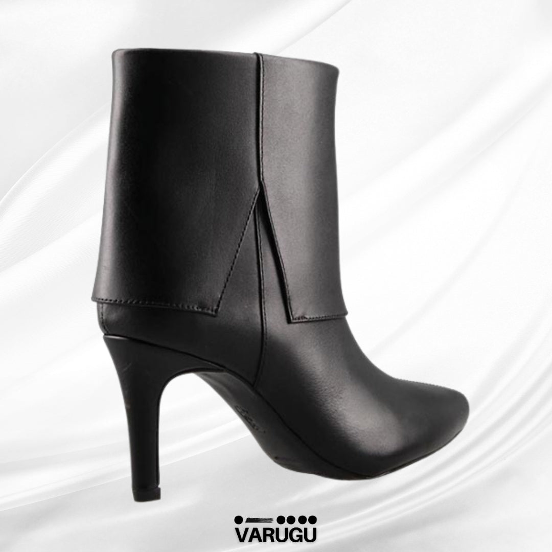 Botines Flexi de piel color negro de mujer