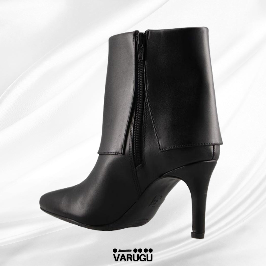 Botines Flexi de piel color negro de mujer