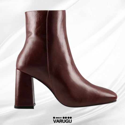 Botines color vino para mujer