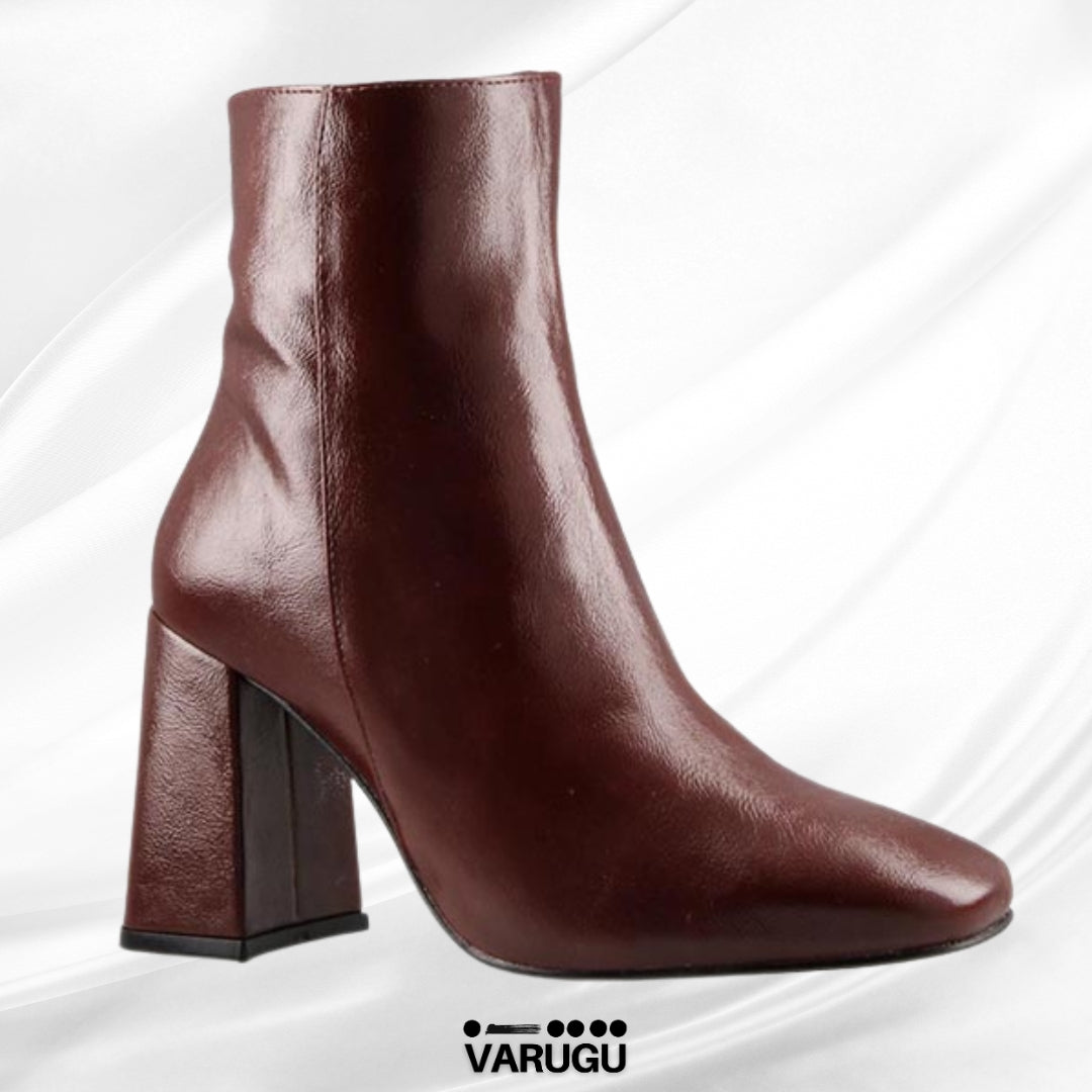 Botines color vino para mujer