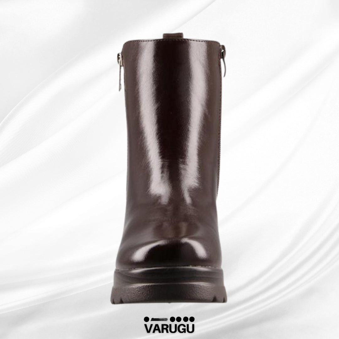 Botines color chocolate de mujer