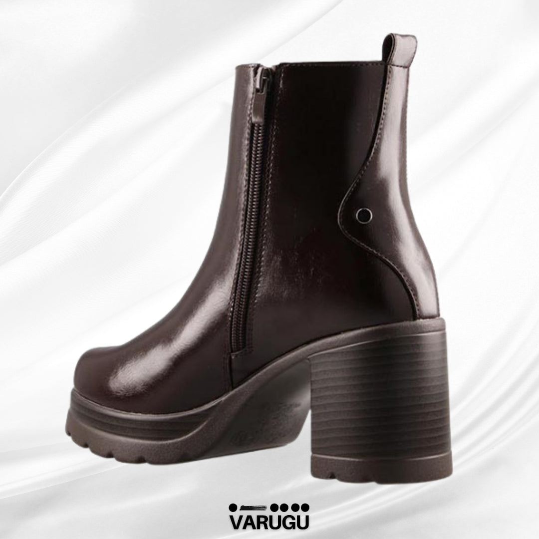 Botines color chocolate de mujer