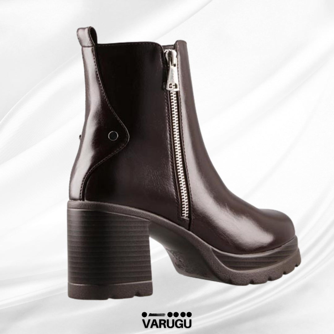 Botines color chocolate de mujer