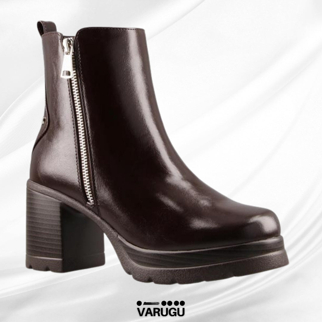 Botines color chocolate de mujer