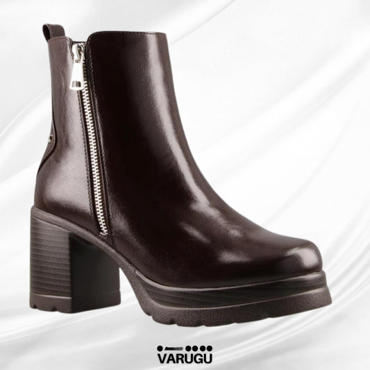 Botines color chocolate de mujer