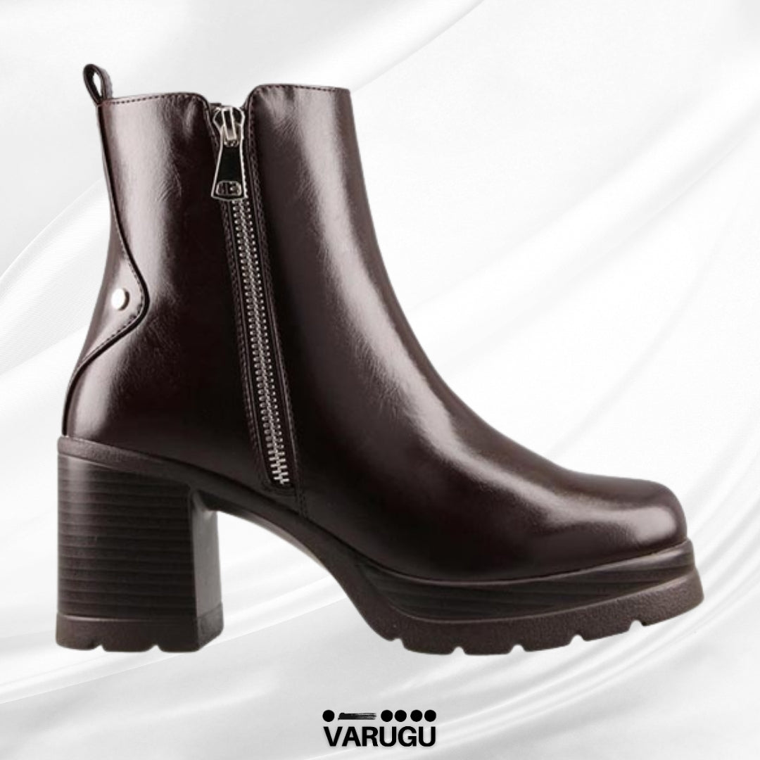 Botines color chocolate de mujer