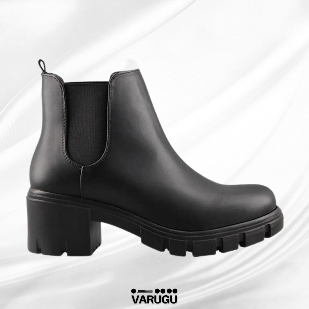 Botines tacón grueso y bajo de dama