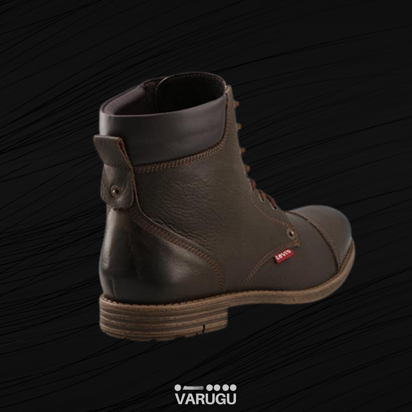 Botines LEVIS café piel resistente